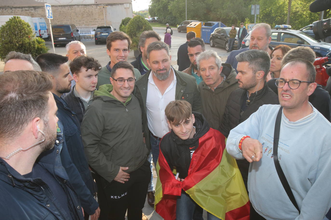 Las imágenes de Abascal en Logroño