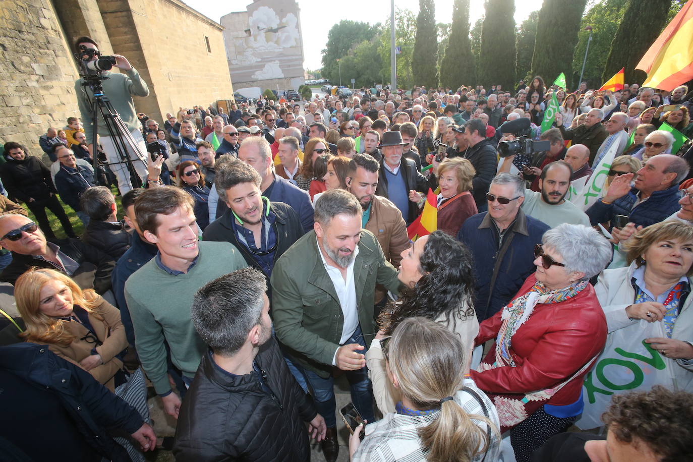 Las imágenes de Abascal en Logroño