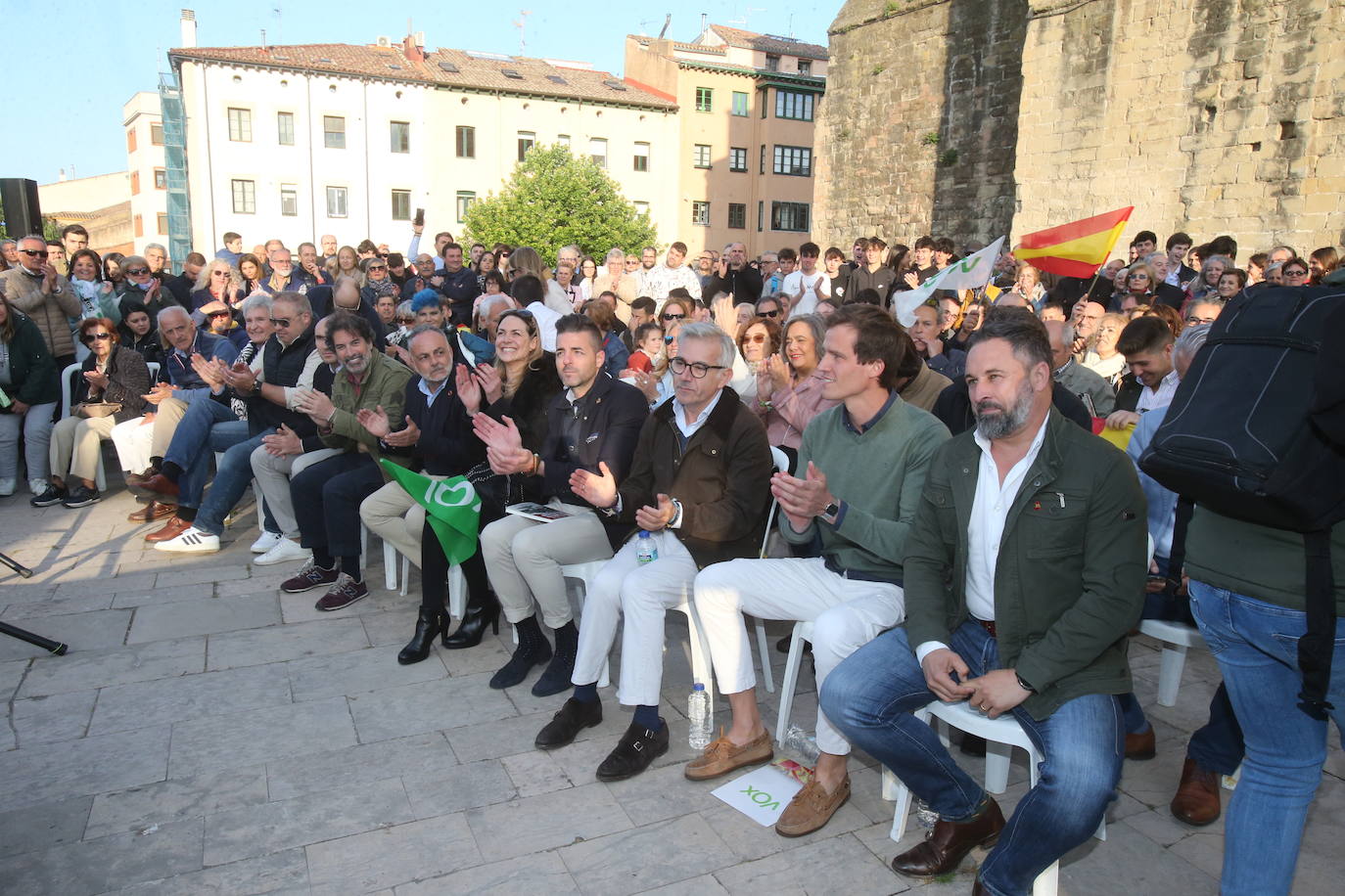 Las imágenes de Abascal en Logroño