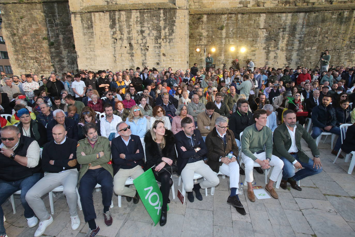 Las imágenes de Abascal en Logroño