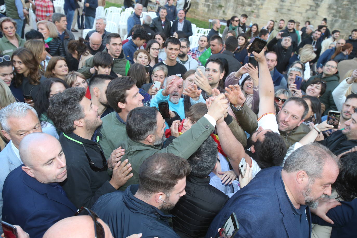 Las imágenes de Abascal en Logroño