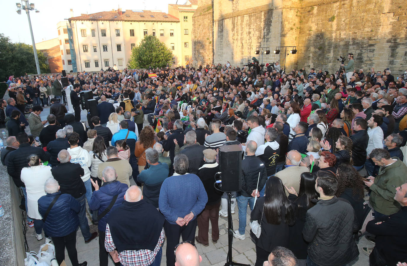 Las imágenes de Abascal en Logroño