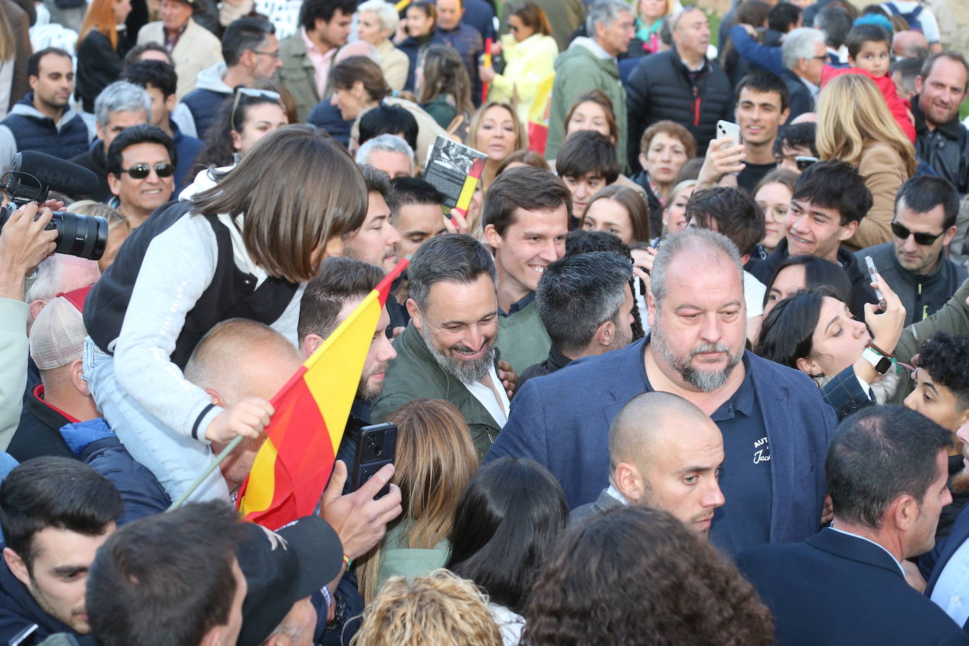 Las imágenes de Abascal en Logroño