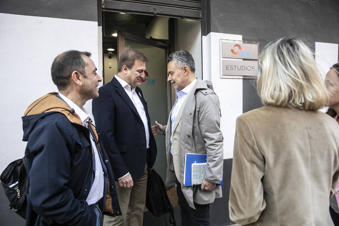 Las imágenes del debate electoral de Logroño en TVR