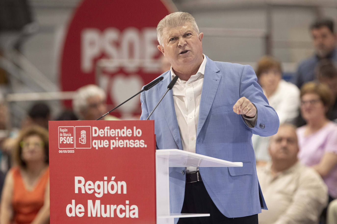 José Vélez, durante un acto de campaña en estas autonómicas.