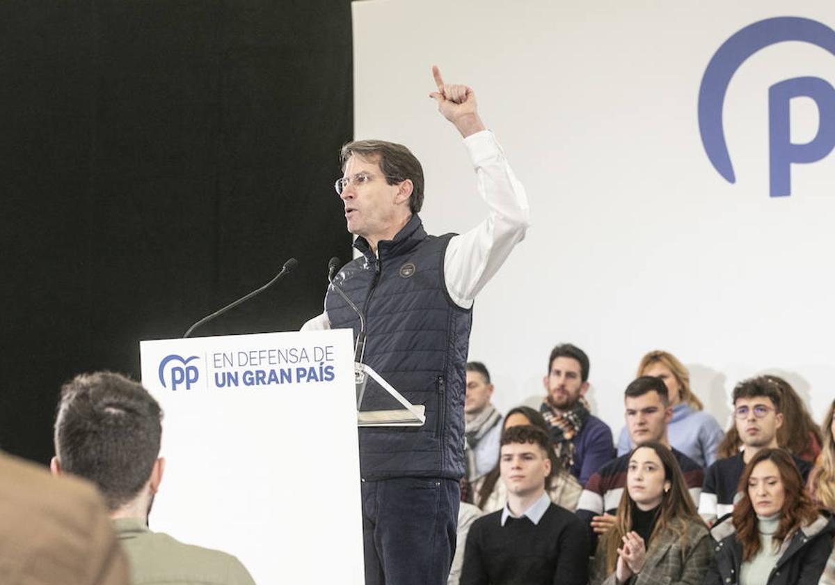 Gonzalo Capellán, el candidato que más ha recorrido La Rioja.