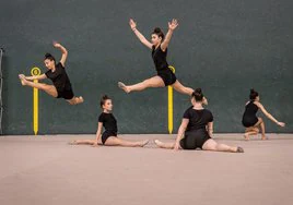 Las gimnastas se aplicaron en el último día de competición.