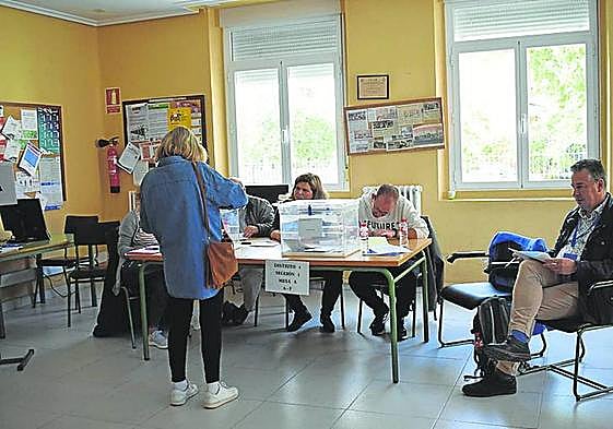 Votaciones en Haro el pasado domingo.