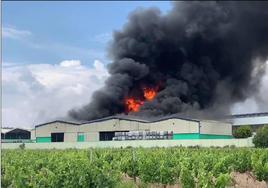 El humo tóxico que se propaga por el viento.