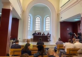 La Junta Electoral, en el juzgado de Haro.