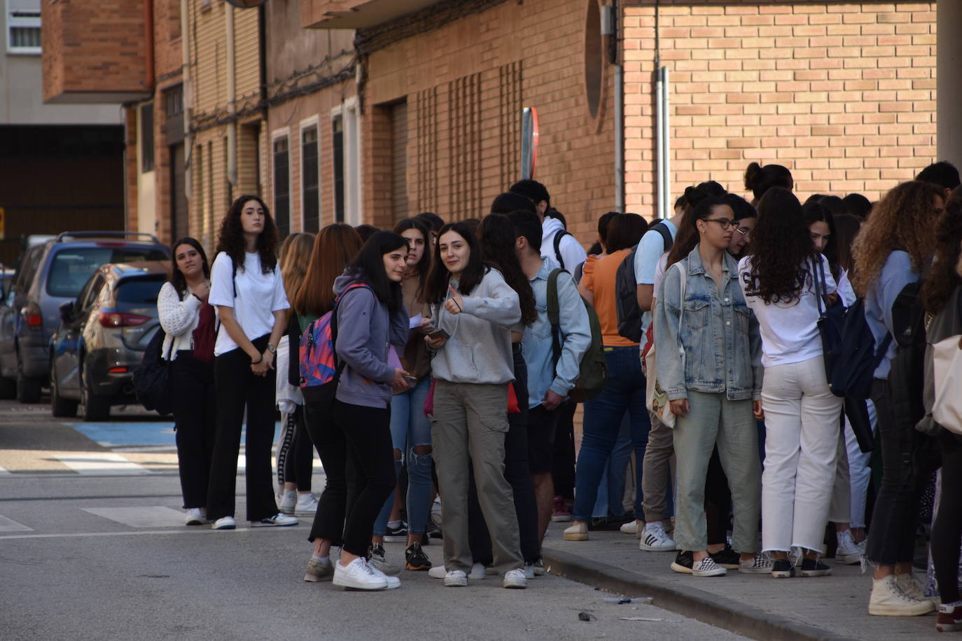 Primeros exámenes de la EBAU en Calahorra