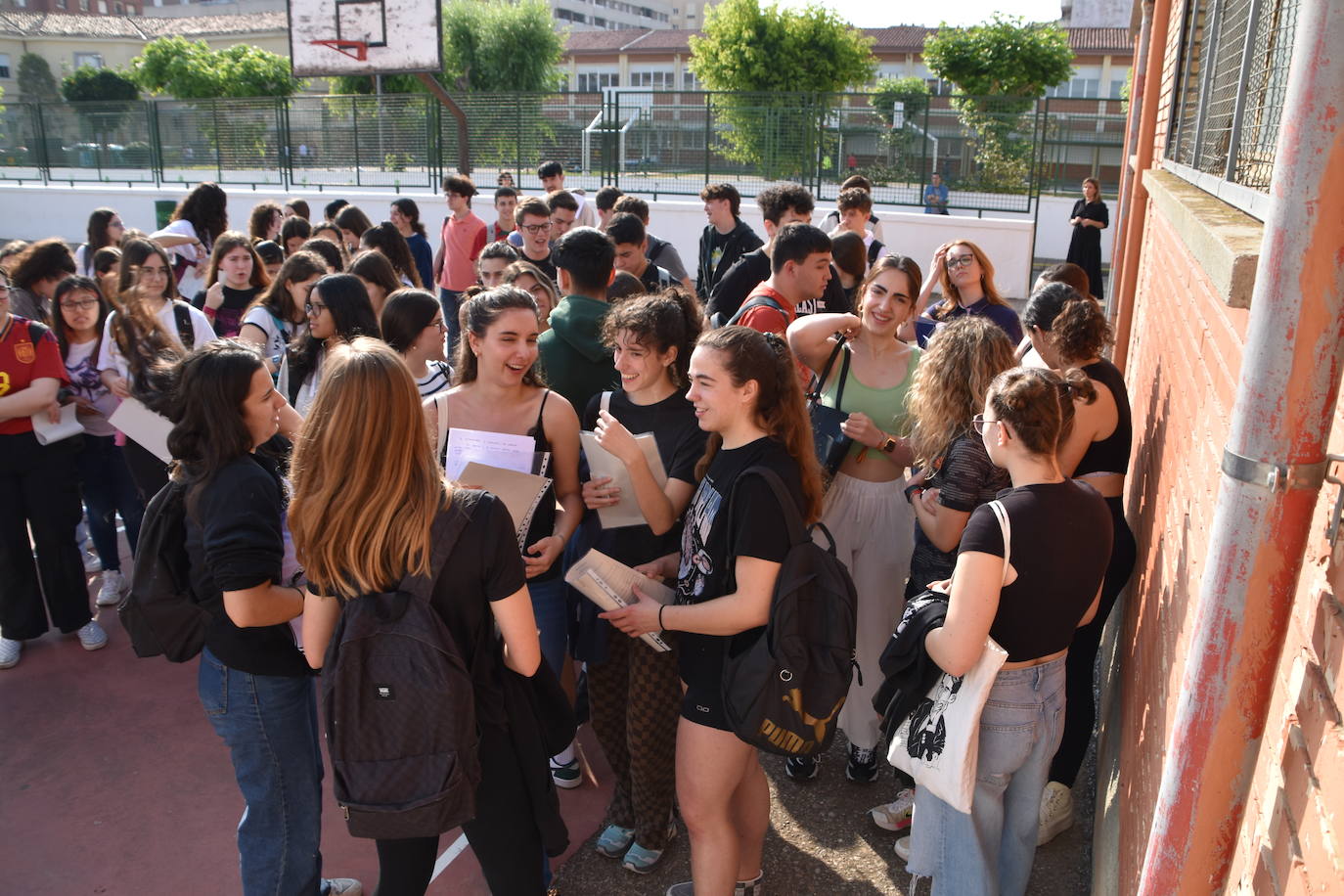 Primeros exámenes de la EBAU en Calahorra