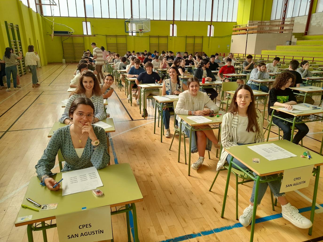 Primeros exámenes de la EBAU en Calahorra