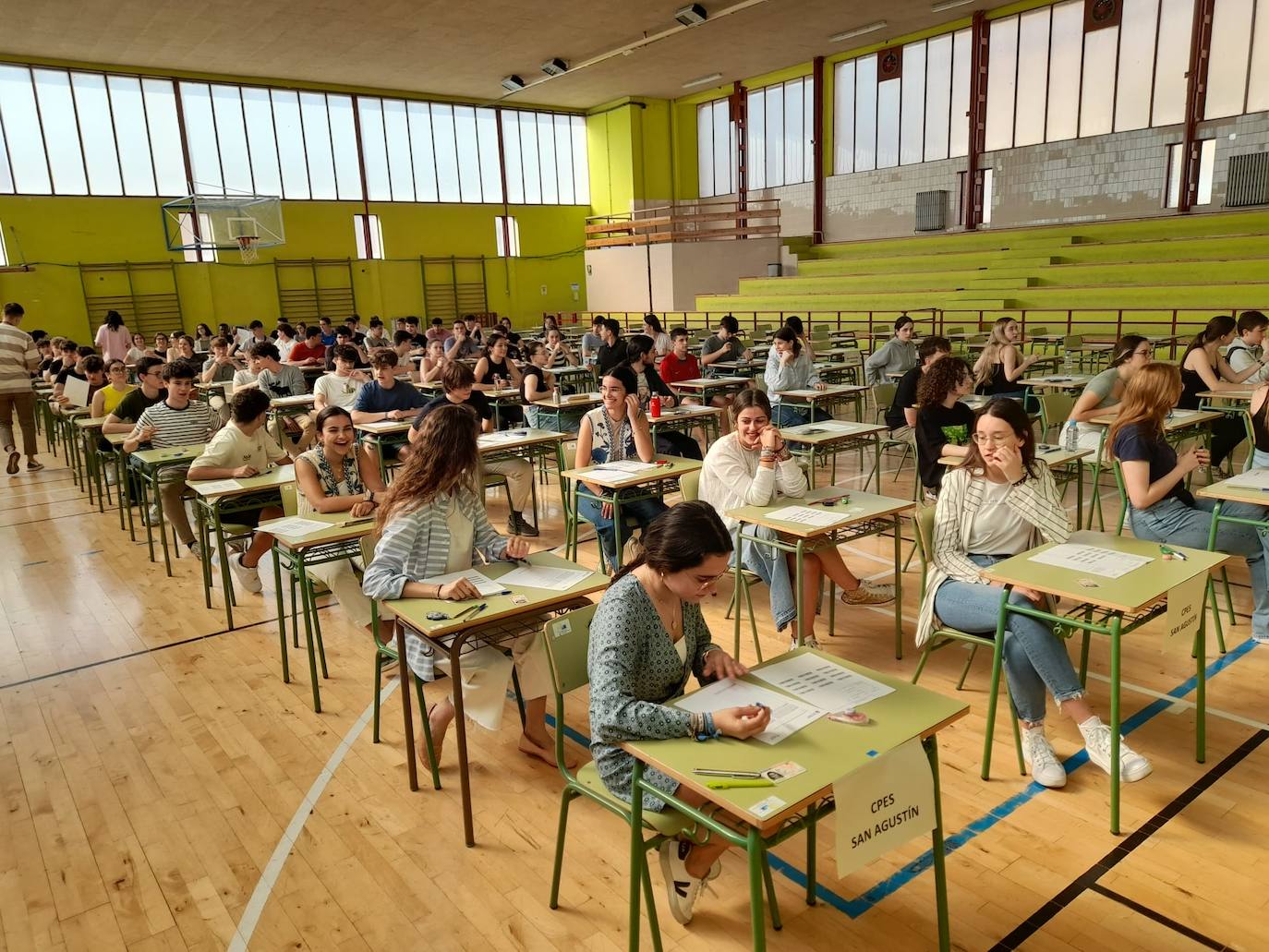 Primeros exámenes de la EBAU en Calahorra