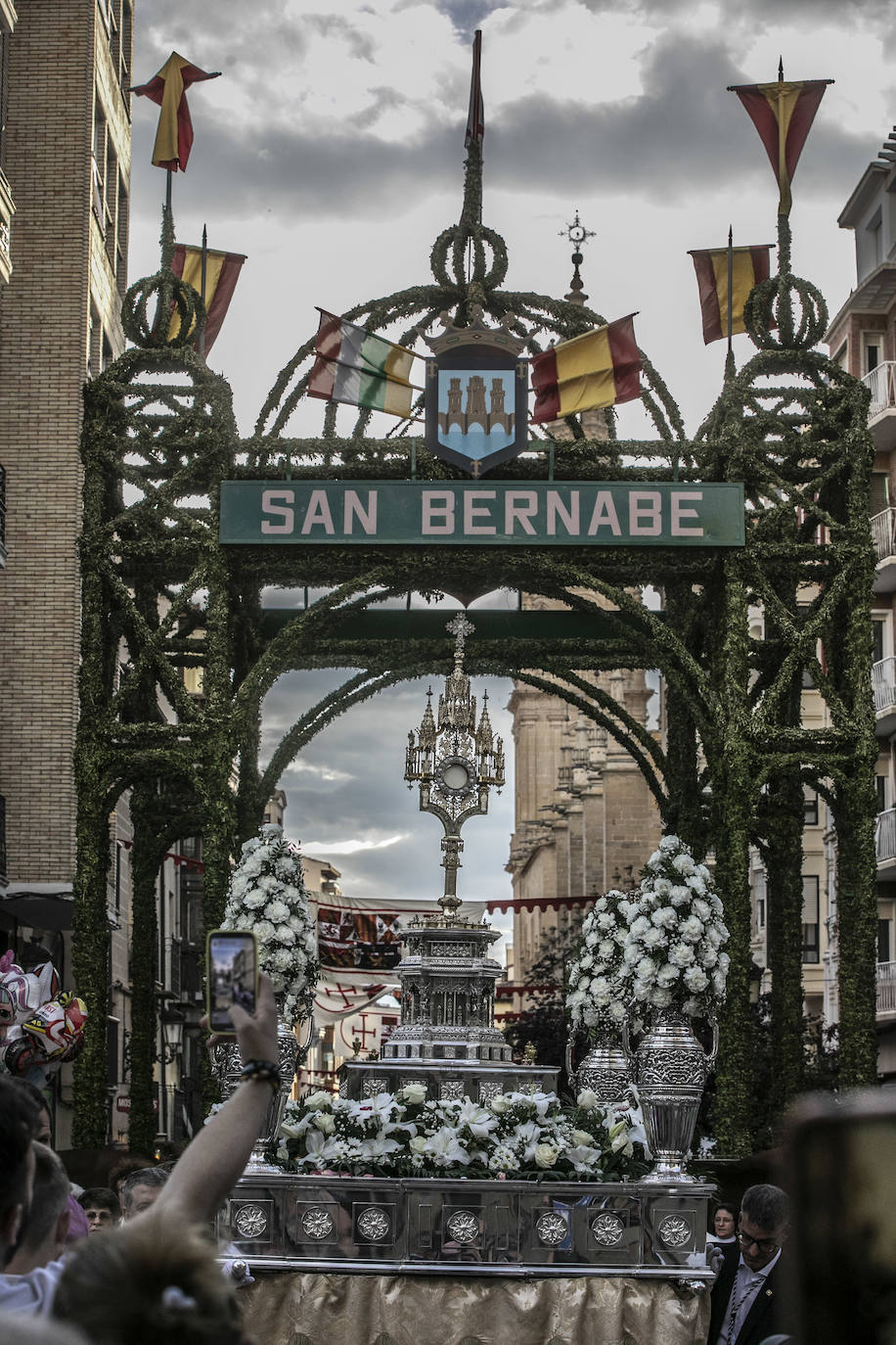 Imágenes del Corpus Christi en Logroño