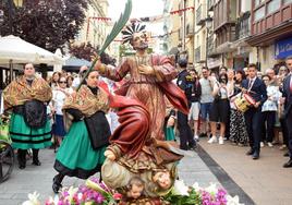 La procesión de San Bernabé retornará hoy desde las murallas del Revellín a Rodríguez Paterna.