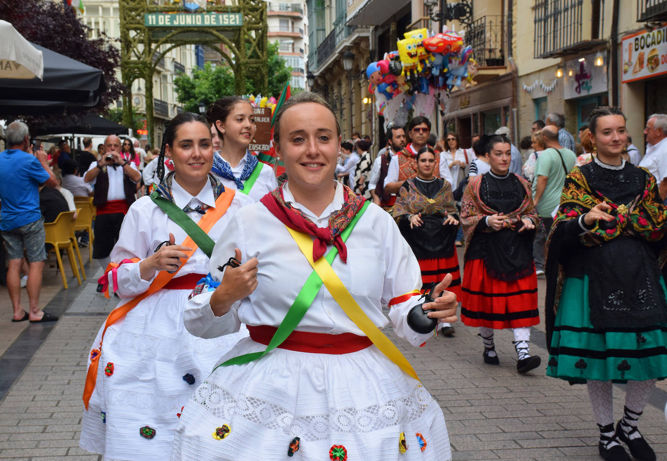 Recreación de la llegada de Carlos V