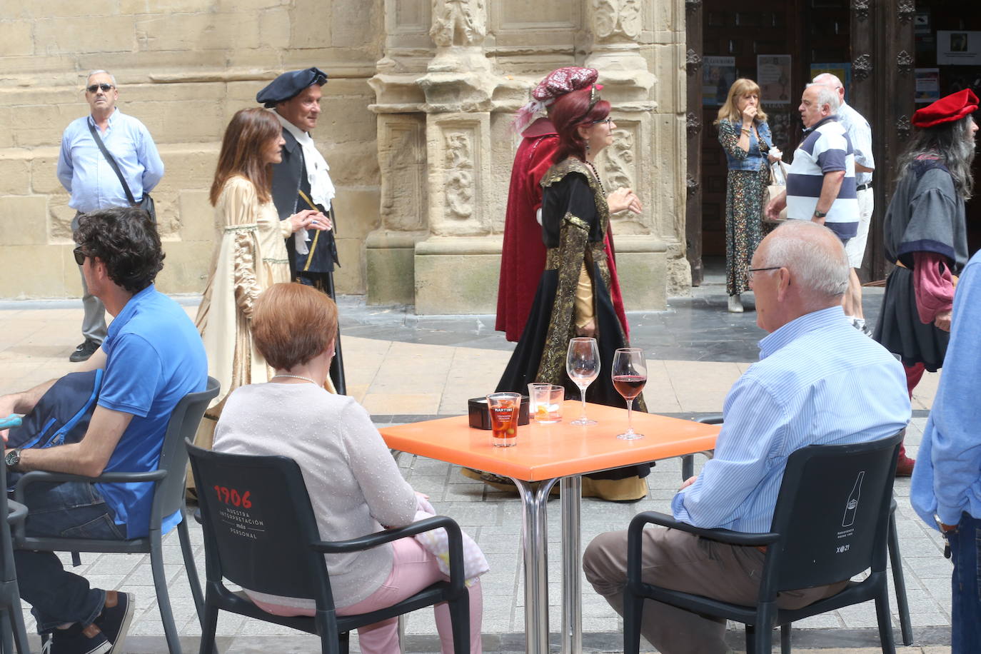 Una mañana para despedir San Bernabé en el centro de Logroño