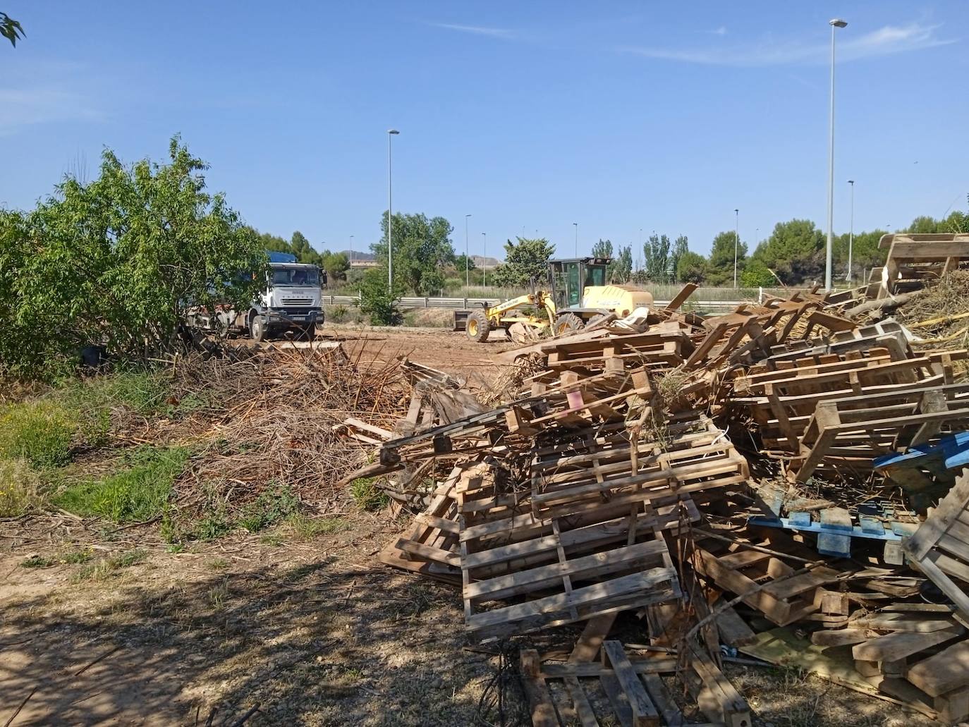 El Camino Viejo de Lardero tras la entrada de las máquinas