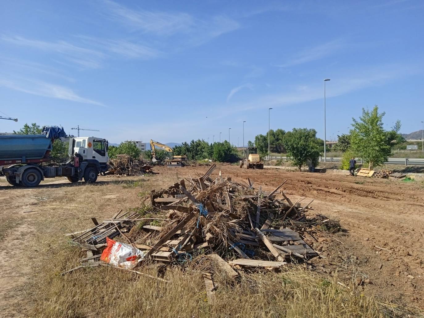 El Camino Viejo de Lardero tras la entrada de las máquinas