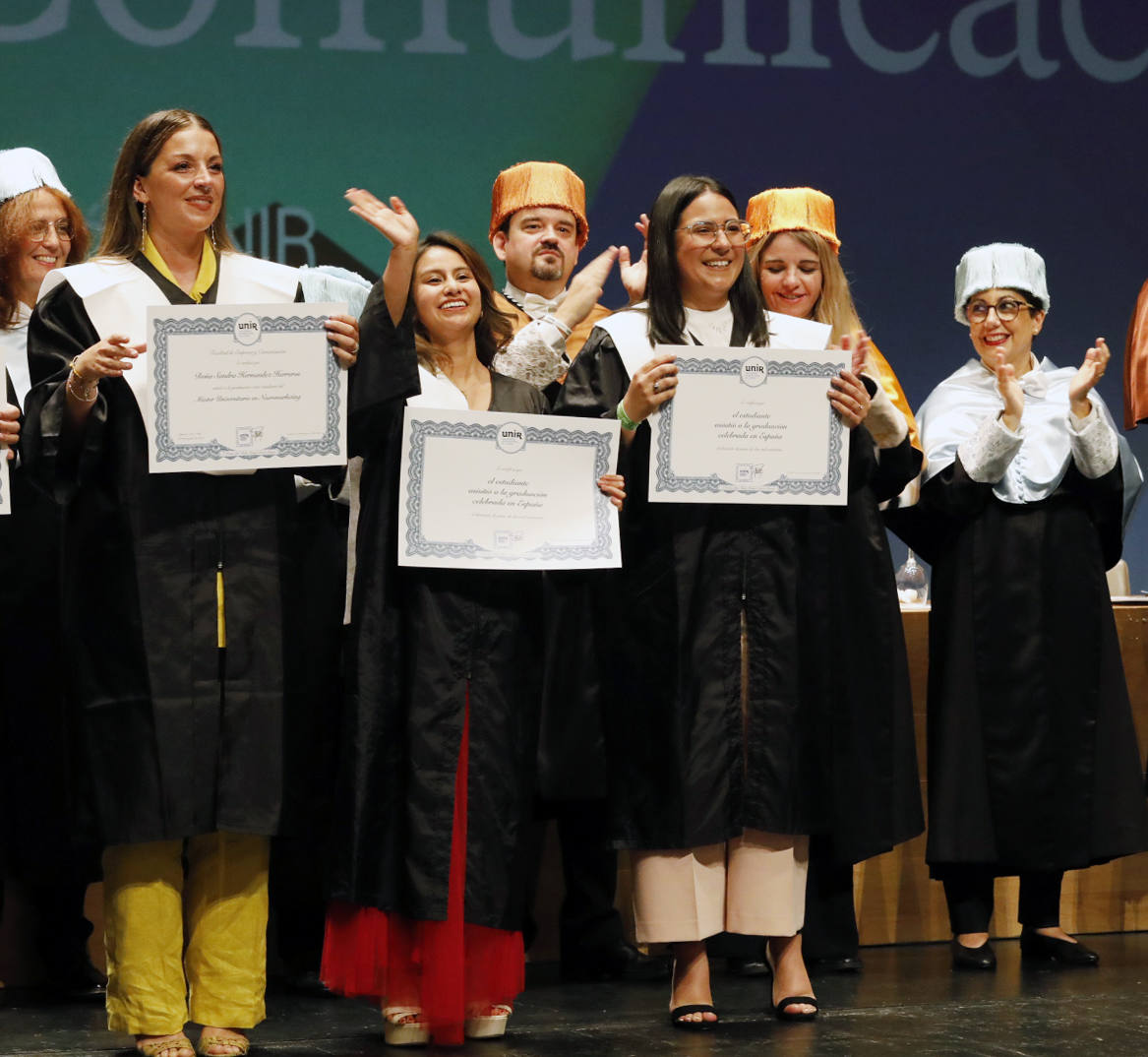 Graduación de los alumnos de UNIR