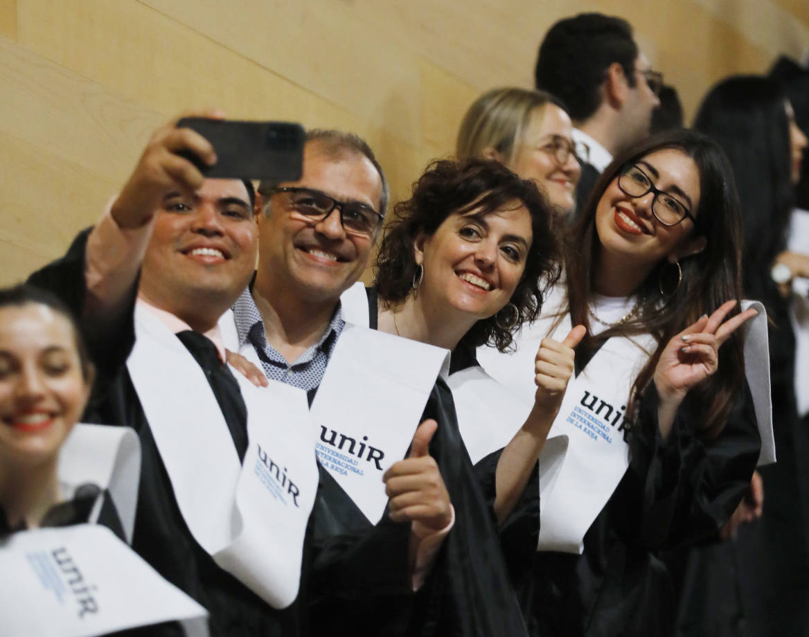 Graduación de los alumnos de UNIR