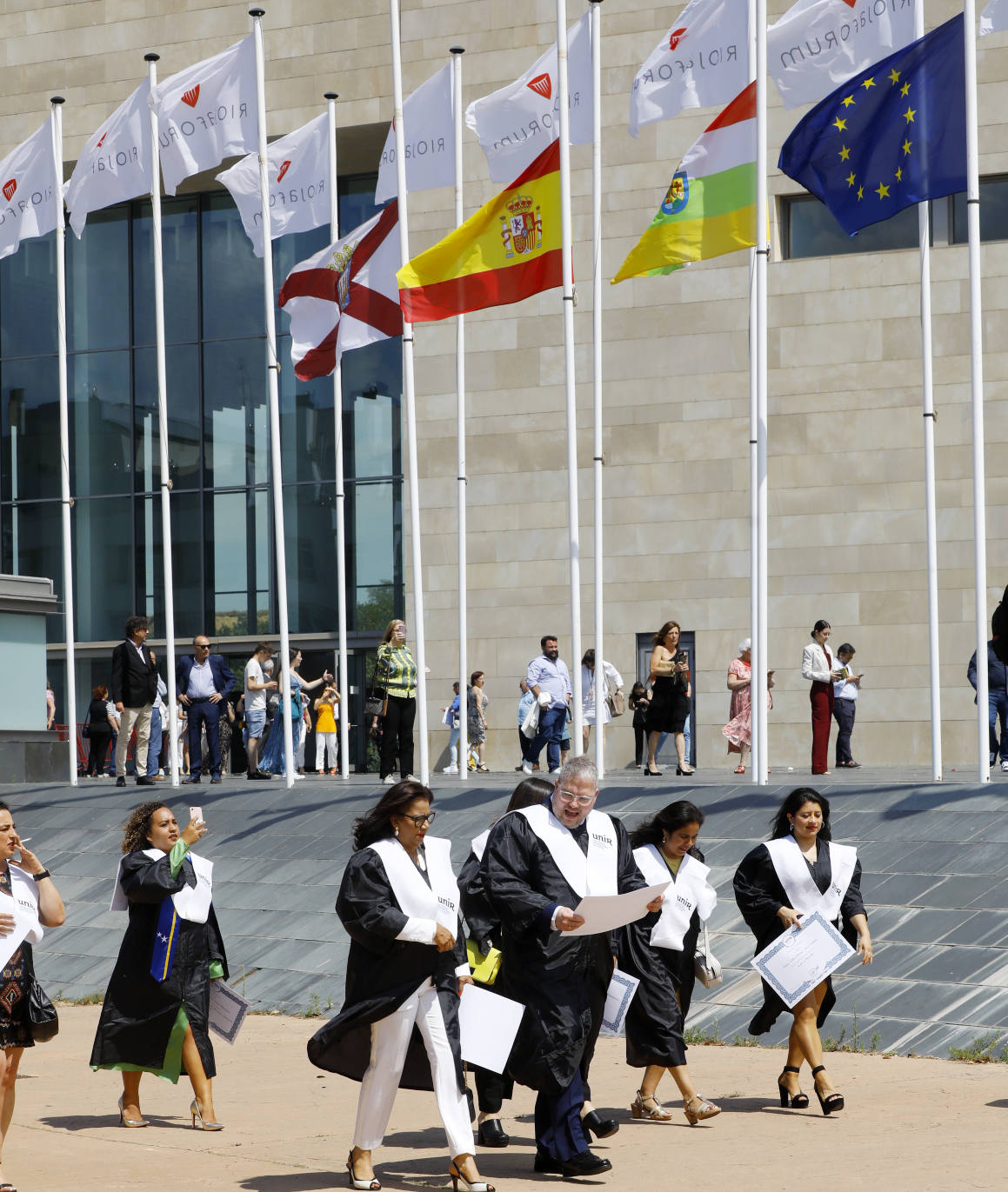 Graduación de los alumnos de UNIR