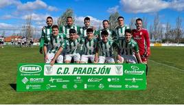 Once del Pradejón, en uno de sus partidos de esta temporada