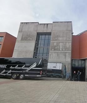 Imagen secundaria 2 - Montaje del concierto, esta mañana 