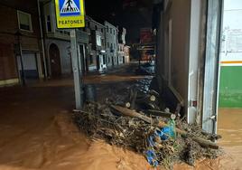 Dos trombas de agua en dos horas en Huércanos