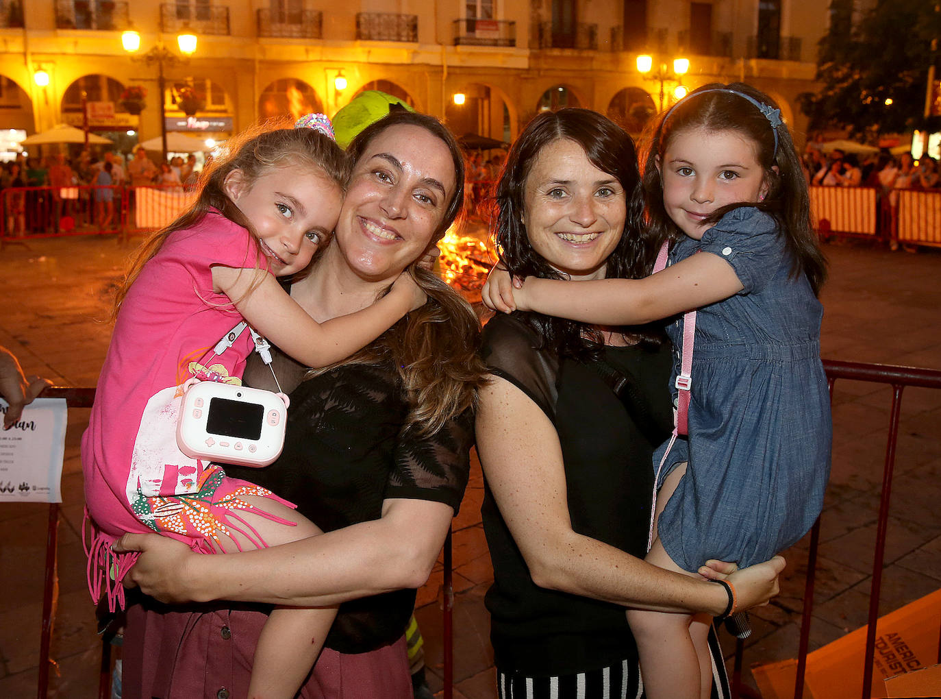 Hogueras en el Casco Antiguo de Logroño