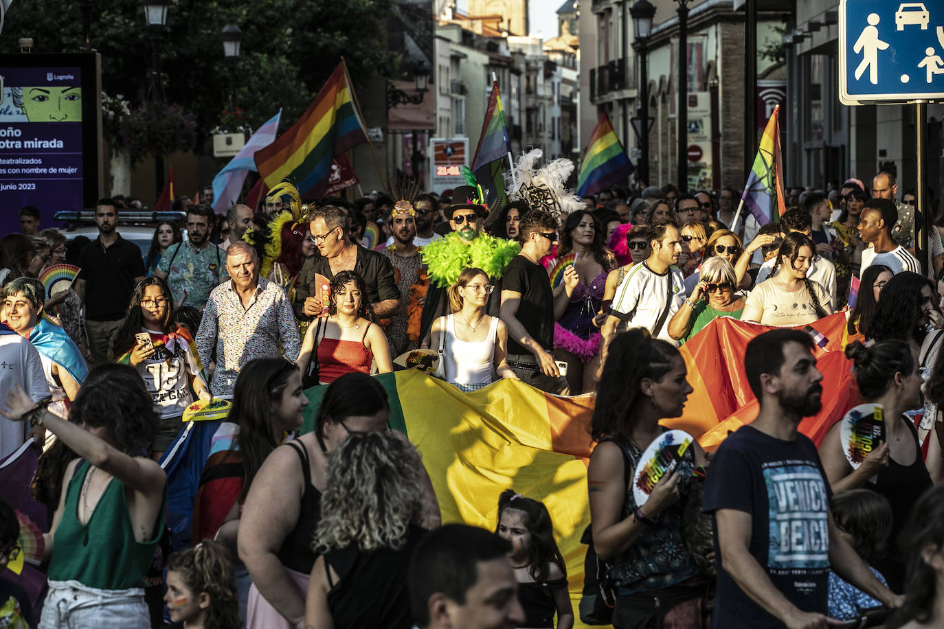 Manifestación del Orgullo LGTBIQ+ en Logroño