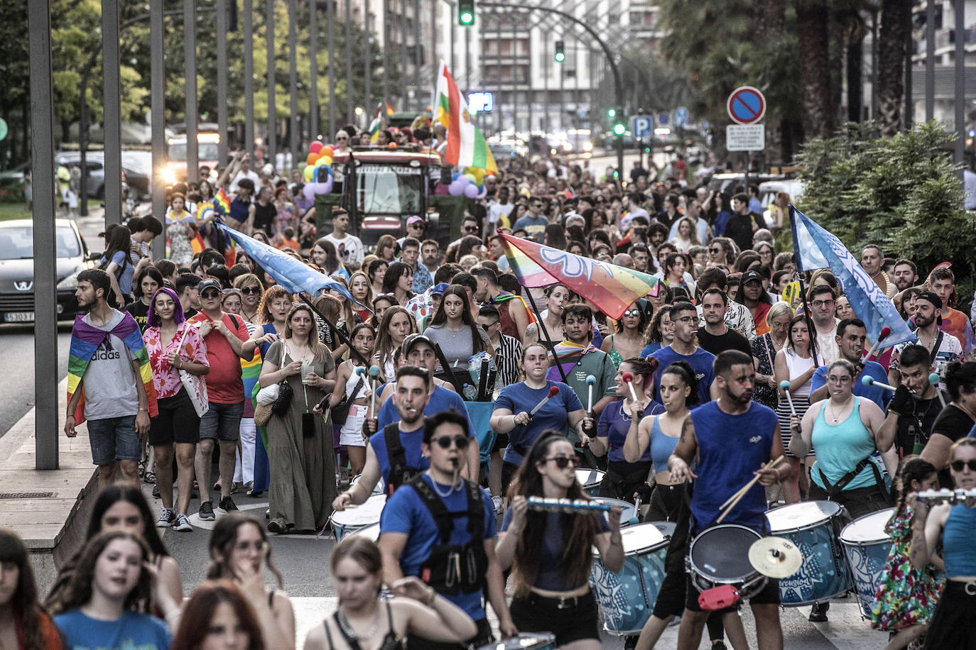 Manifestación del Orgullo LGTBIQ+ en Logroño