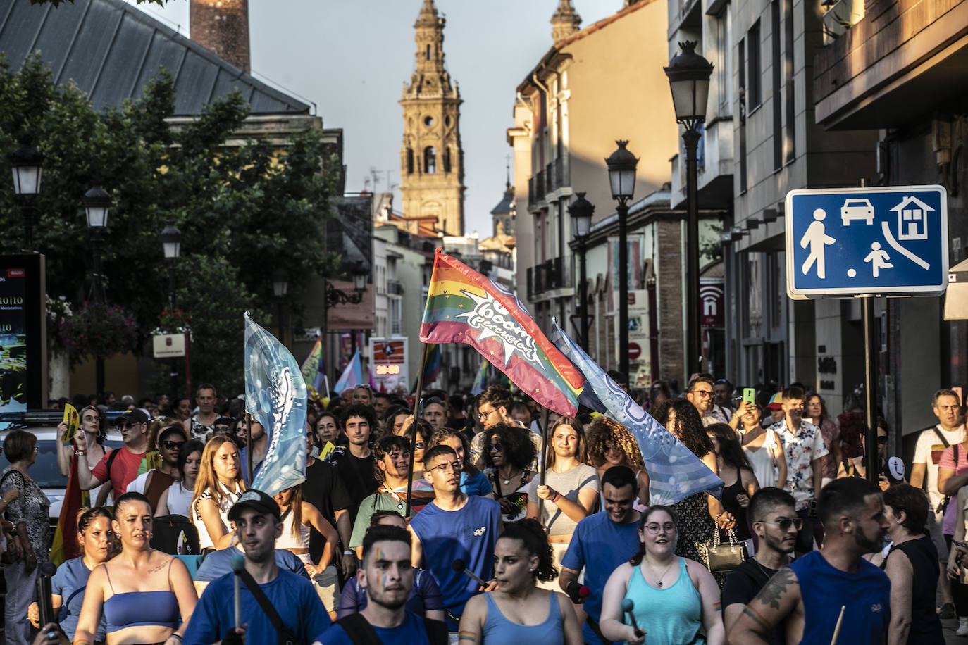 Manifestación del Orgullo LGTBIQ+ en Logroño