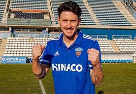 Damiá Sabater, con la camiseta del Lleida.