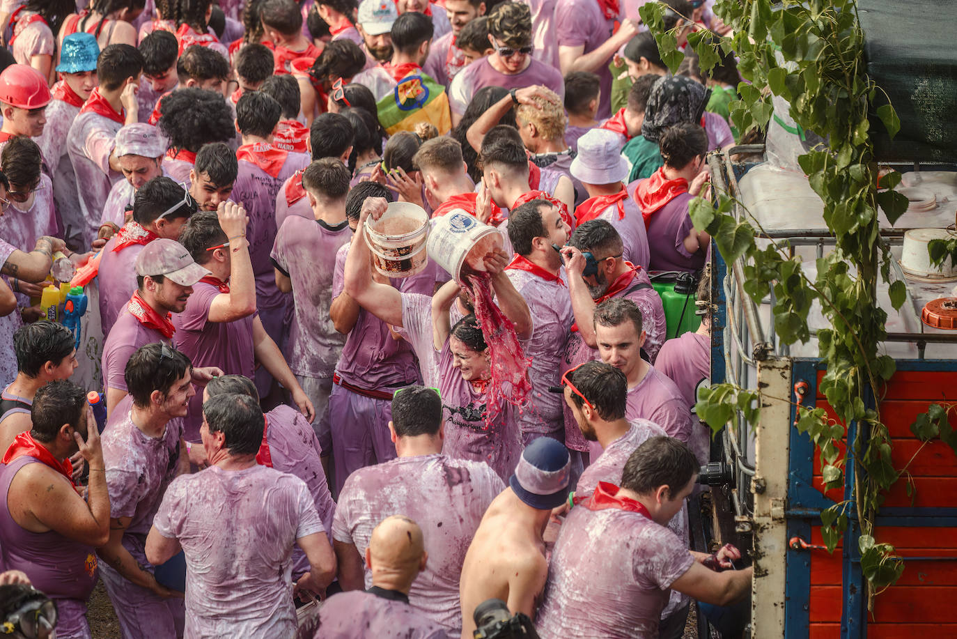 La Batalla del Vino, en imágenes