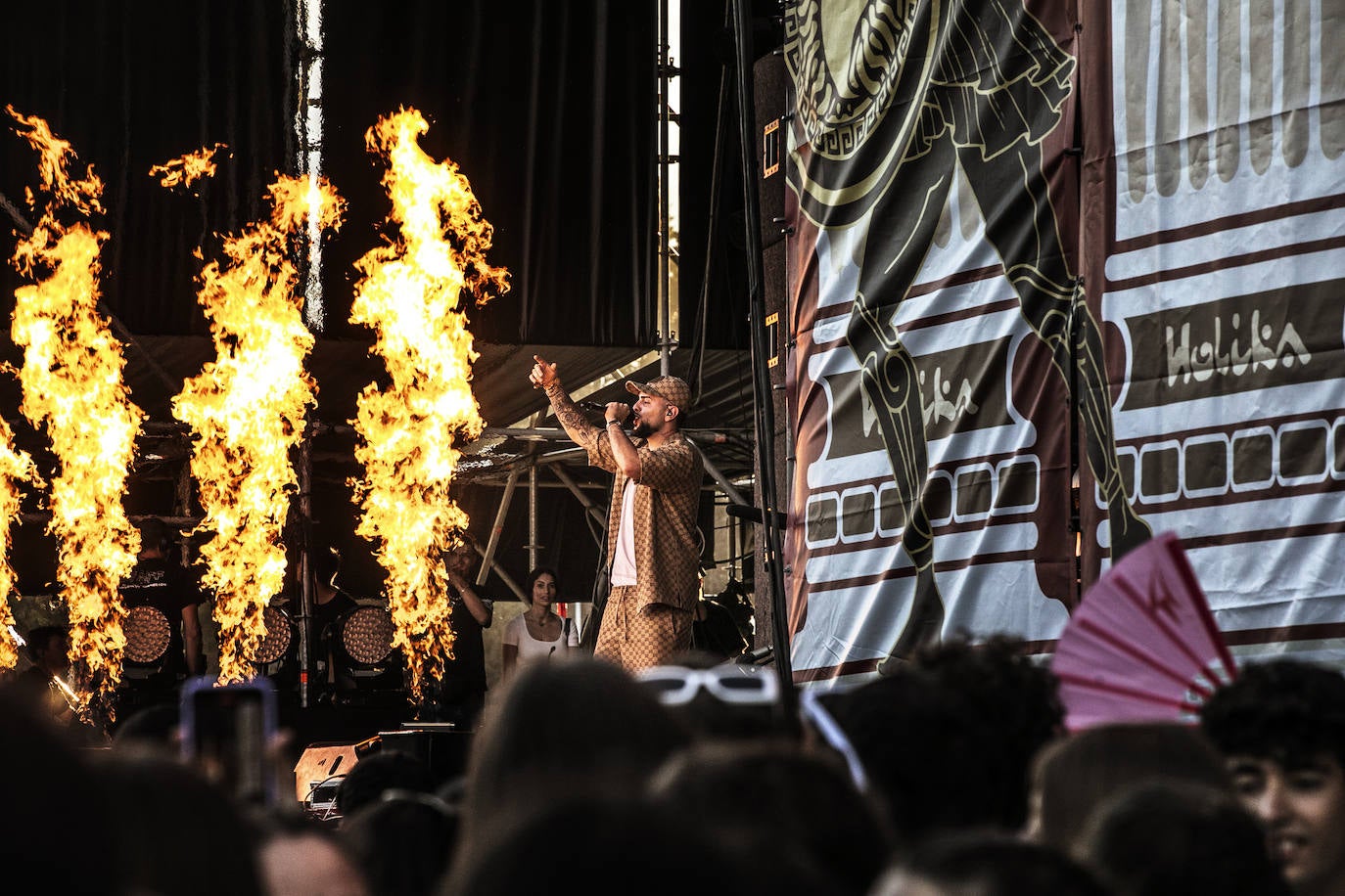 Las imágenes del Holika del sábado por la tarde
