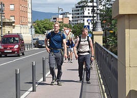 Peregrinos, a su paso por La Rioja