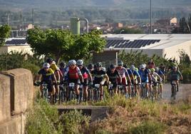 La XV travesía BTT del año pasado.