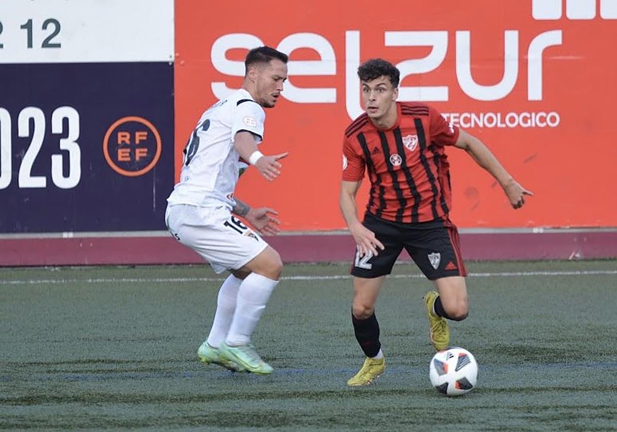 Unai García, en un partido.