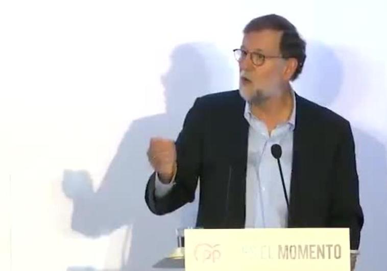 El nuevo lapsus de Rajoy: «aunque no sea físicamente, estoy aquí»