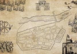 Mapa del Logroño de 1523