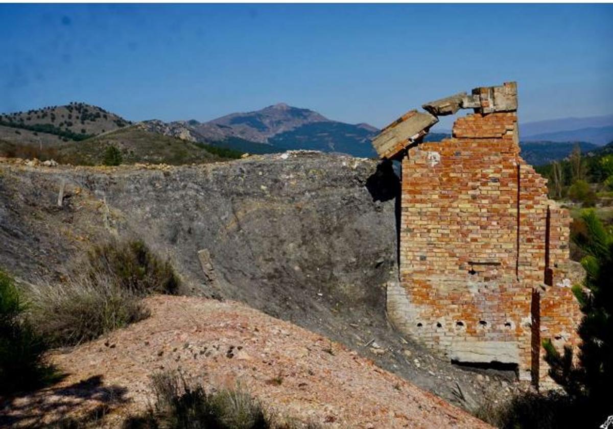 Exposición sobre las minas de carbón de Villarroya