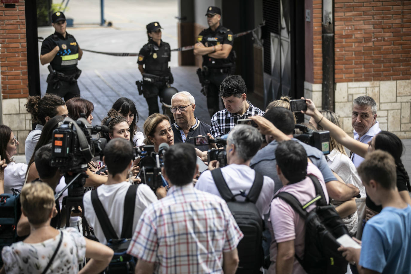 Conmoción en Logroño por el desplome del edificio de Adoratrices