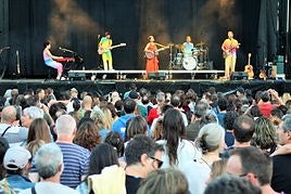 Concierto de Izaro durante la primera edición del EzcaFest.