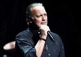 El cantante y empresario Bertín Osborne, durante un concierto en Madrid.