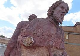 El nuevo daño en la escultura de la artista Maria Pilar Gutiérrez