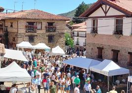 Ambiente en el municipio camerano a mediodía.