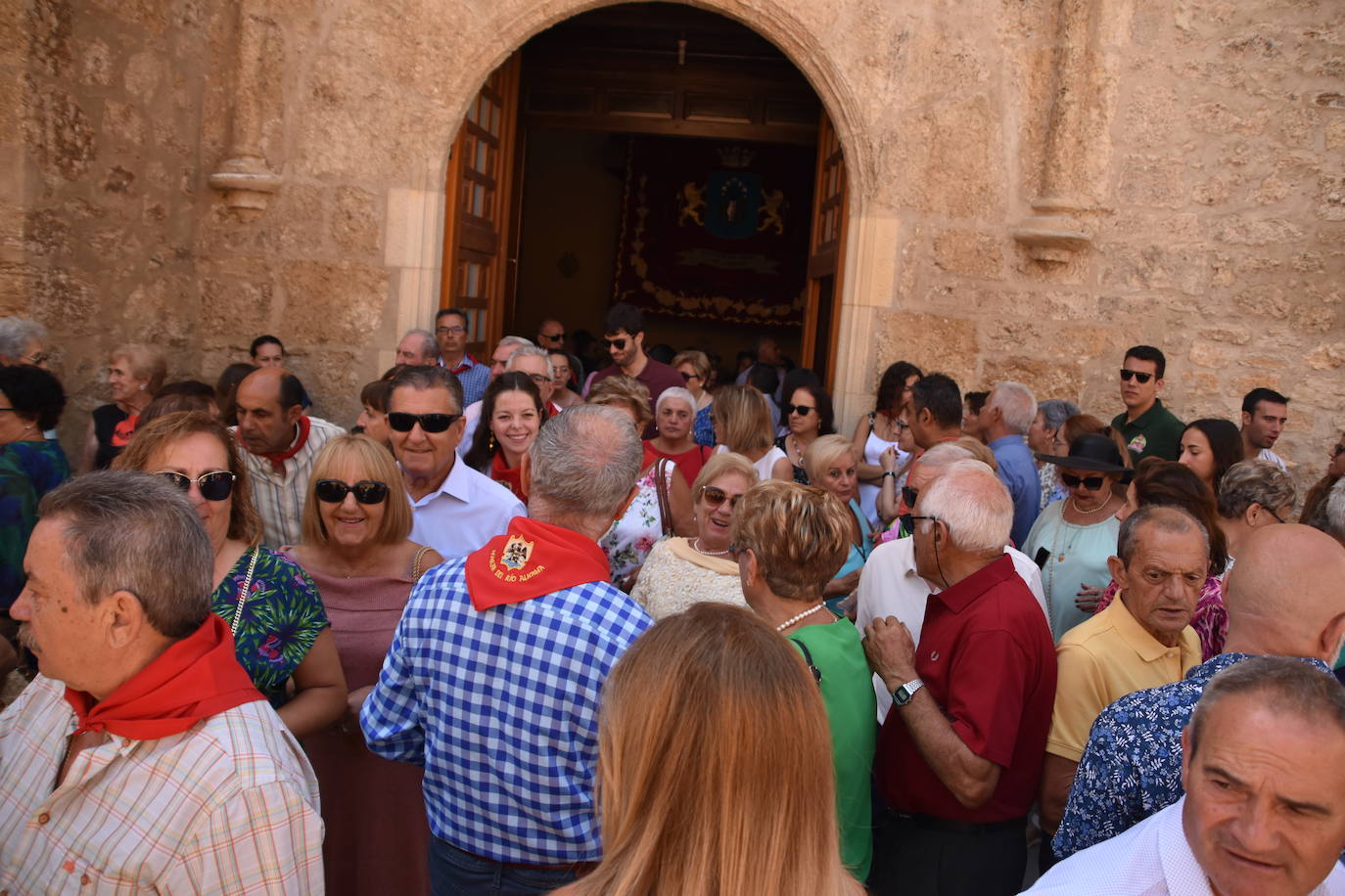 La procesión de la Asunción en Aguilar