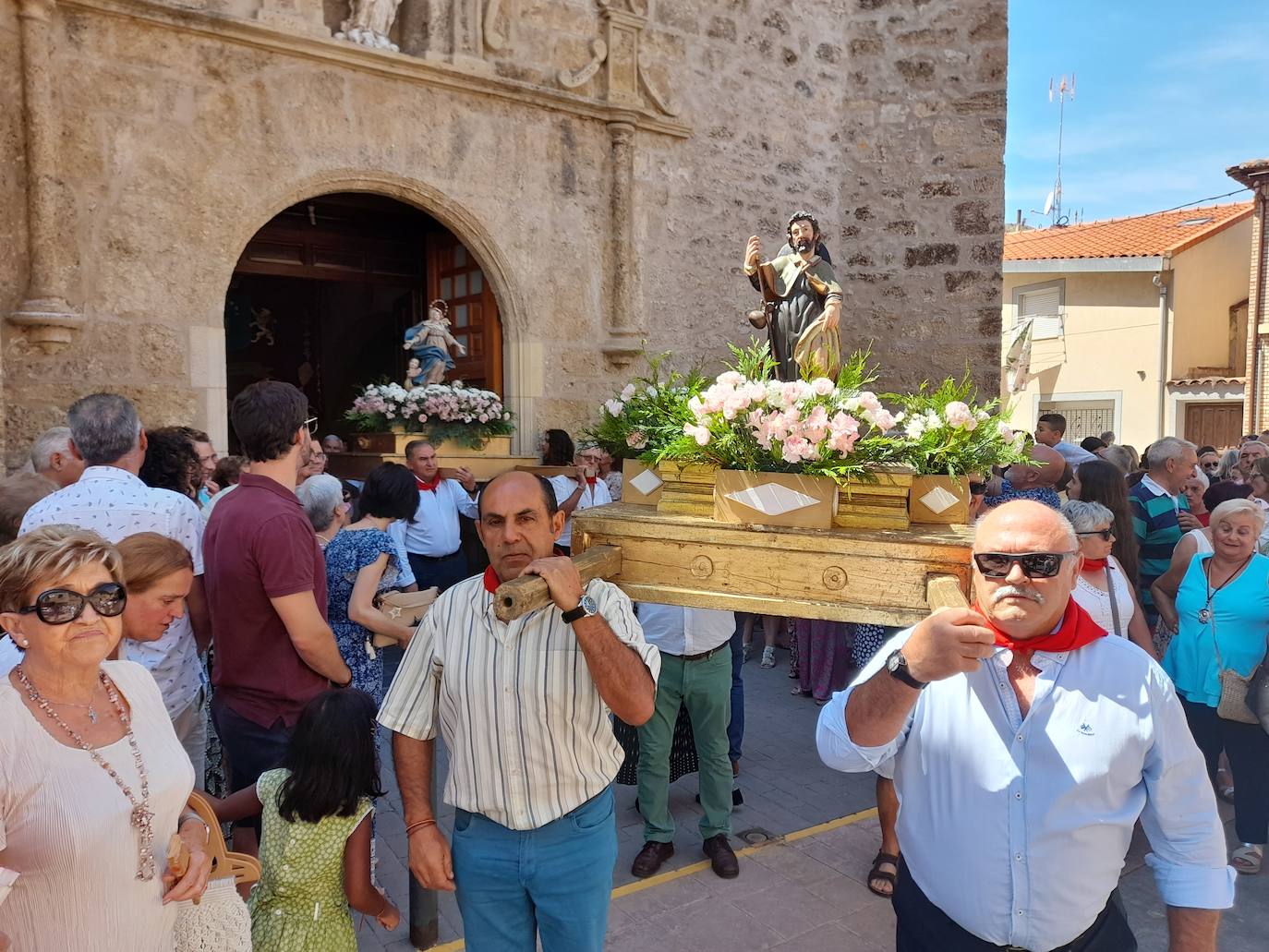 La procesión de la Asunción en Aguilar